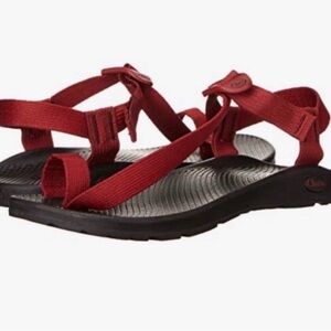 Chaco Bodhi Rhubarb Red Toe Strap Hiking Outdoor Sandals - 6